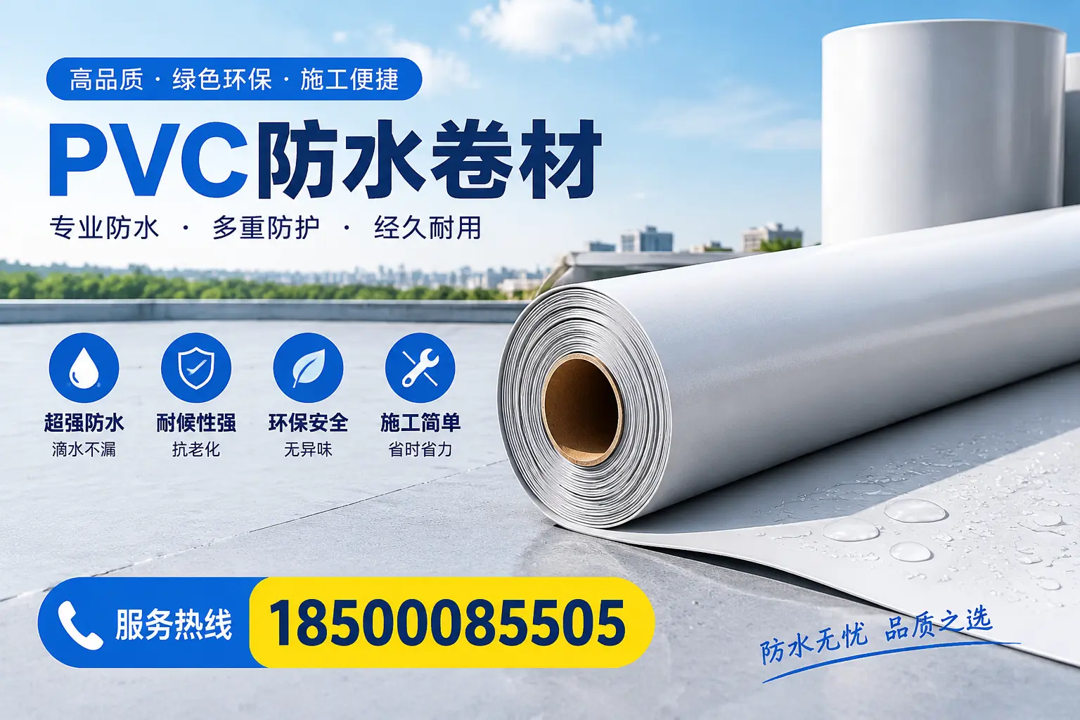 选用PVC防水卷材时需要避开的常见误区，特别是在汉中